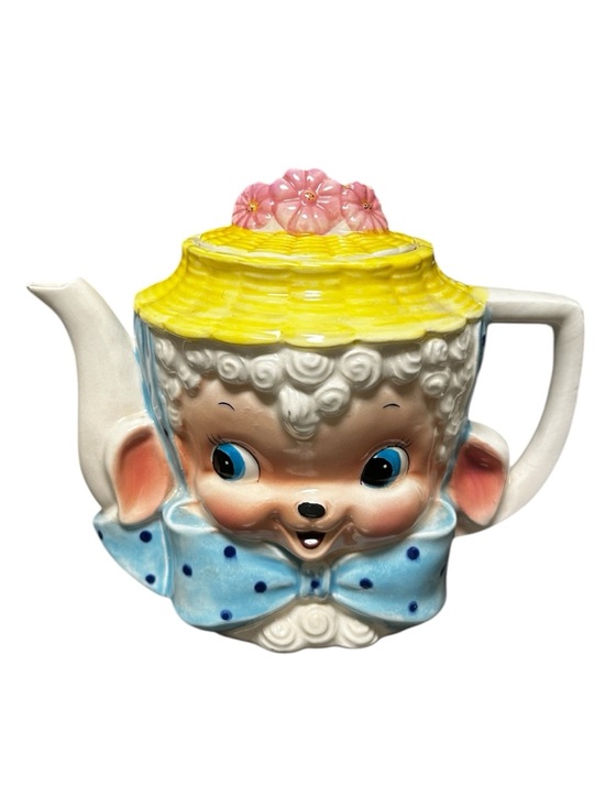 Brinnco Ruben Other - VTG 1950s Brinnco Rubens Lamb in Bonnet Teapot Japan Ceramic Kitsch Collectible